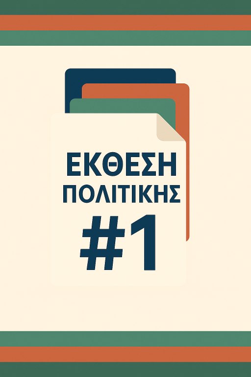 Εξώφυλλο Έκθεσης Πολιτικής ΙΝΕΡΠ για την Ψηφιακή Κάρτα στο Δημόσιο